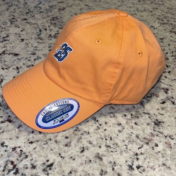 AHEAD USA Casual Cottons Authentic Headgear Classic Cut Cap Hat Light Orange NWT - Picture 2 of 7